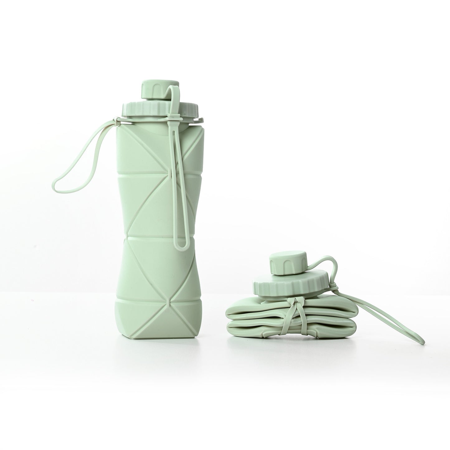 Folding Silicone Water Bottle 600ml