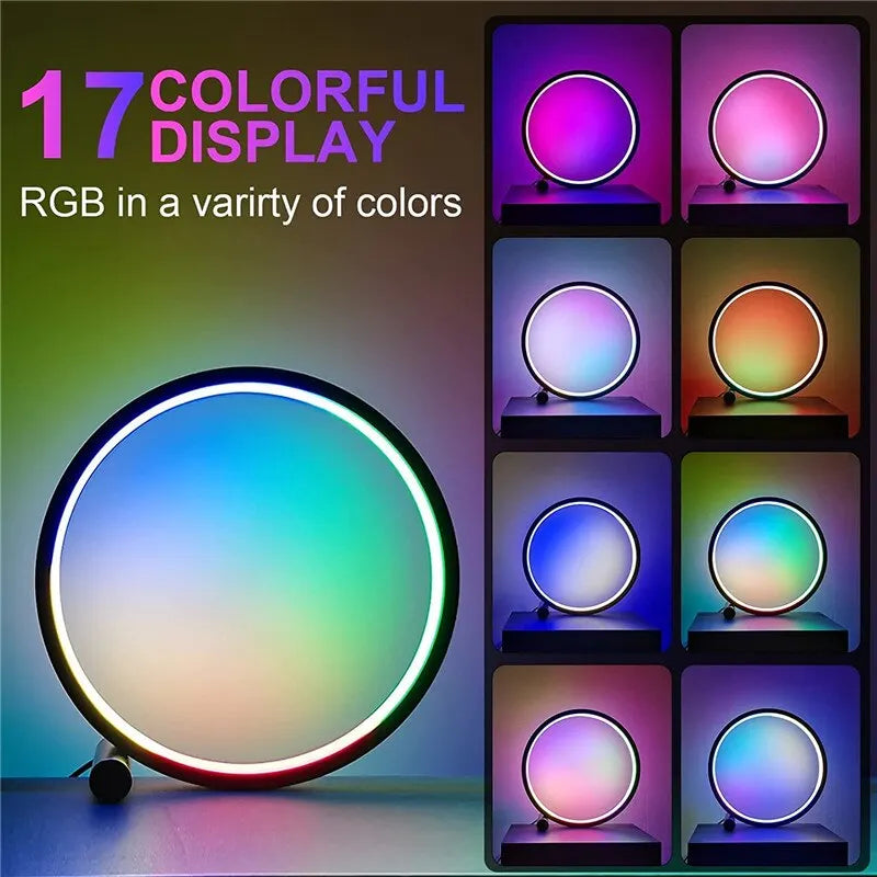 Smart LED Night Light RGB Atmosphere Desk Lamp App Remote Music Rhythm Lights