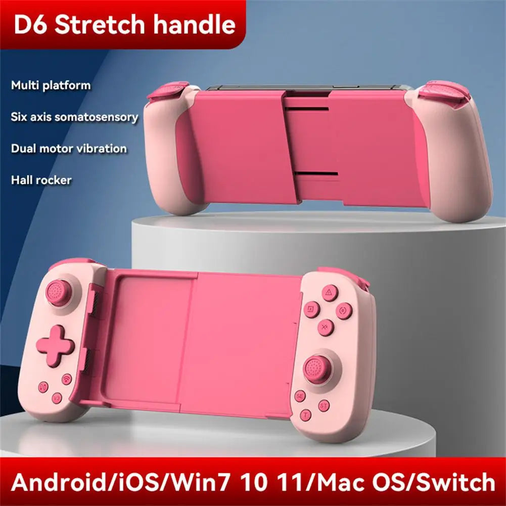 D6 Wireless Stretching Extendable Gaming Controller Joystick Pad Compatible For Phone Android Gamepad Joystick Game Accessoires