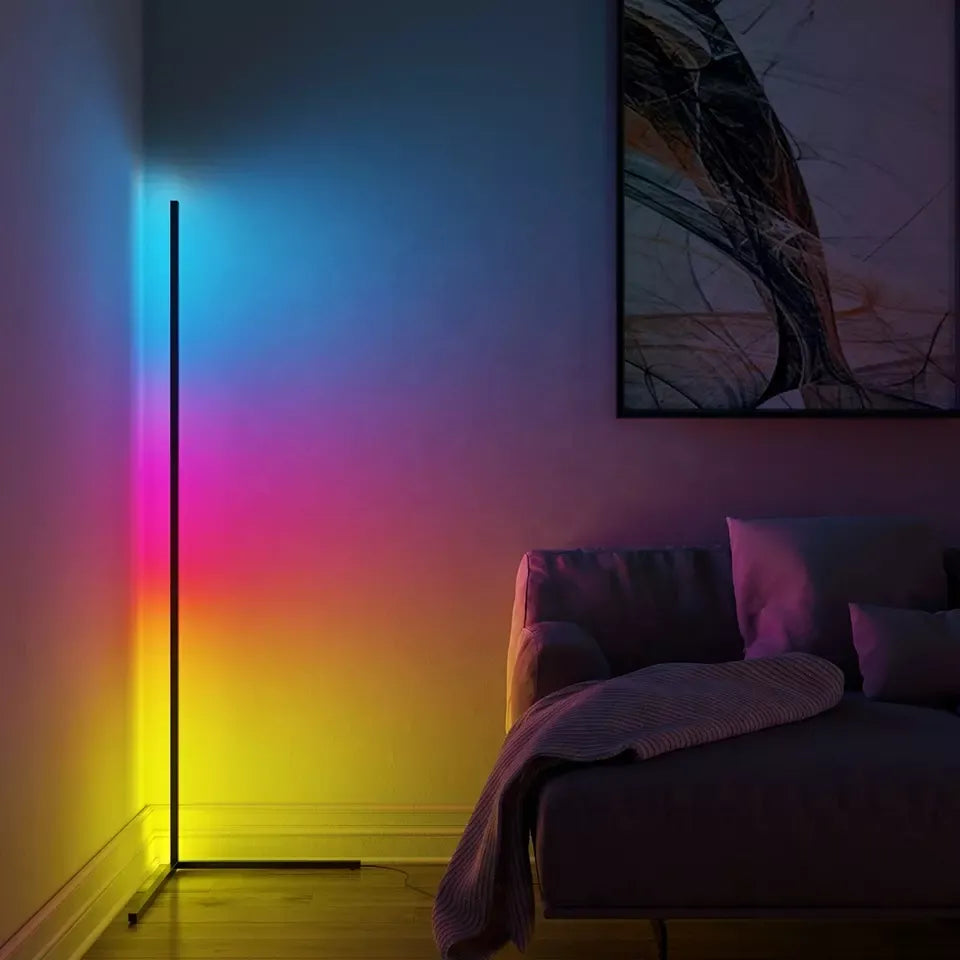 Smart RGB Dream Color Floor Lamp with Music Sync Standing Mood Light with APP & Remote Control