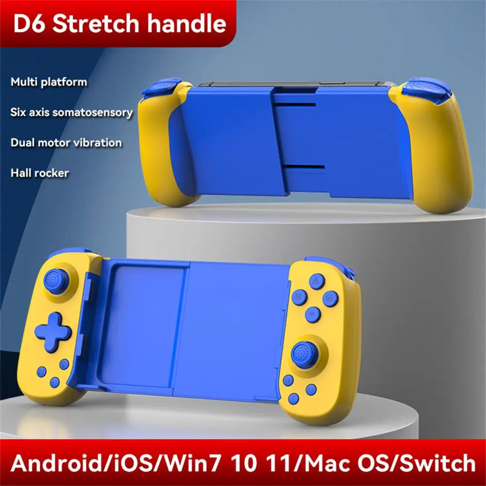 D6 Wireless Stretching Extendable Gaming Controller Joystick Pad Compatible For Phone Android Gamepad Joystick Game Accessoires